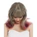 WIG ME UP DL-040B-109 Women's Shoulder Length Wig - Retro 50s/60s Bangs - Ash Blonde & Pink Mix - Buy Online on GoSupps.com