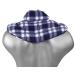 Neck pillow with stand-up collar St. John's wort pillow - Neck pillow heat pad - A very cozy neck warmer - Flannel check blue