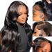 FII 13x4 Lace Front Wigs Human Hair 22 Inch Lace Front Wigs Pre Plucked with Baby Hair 180% Density Glueless Human Hair Wigs for Black Women HD Transparent Lace Frontal Wigs Natural Black Wig 22 Inch Body Wave(13*4 lace ...