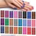 DANNEASY 24 Sheets Solid Color Nail Wraps Stick on Nail Polish Stickers for Women Self Adhesive Nail Polish Strips Gel Nail Strips Nail Art Sticker Manicure Kit with Nail File  Cuticle Stick Dark Color Series