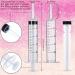 10-Piece Crystal Rhinestone Lip Gloss Tubes with Wand | 5ml Refillable Empty Bottles for DIY Toiletries | Includes Rubber Stoppers and Syringe - Buy Online on GoSupps.com