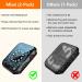 Misxi Waterproof Hard Case with Tempered Glass for Apple Watch Series 6/SE/5/4 40mm - Durable Protective Cover with Screen Protector (2-Pack) Matte Black - Buy Online on GoSupps.com