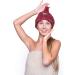 Ger3as Premium 100% Cotton Sauna Hat for Men & Women - 7 Colors with Embroidery | Bordo Wellness Hat - Buy Online on GoSupps.com