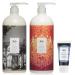 R+Co Bel Air Smoothing Shampoo and Conditioner Set 1L - Smoothing Shampoo + Conditioner Anti-Oxidant Complex | Vegan + Cruelty-Free | Submarine Water Activated Enzyme Exfoliating Shampoo Deluxe Sample