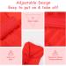 Buy Pettom Dog Bumper Microfiber Towel - Quick-Drying Bathrobe for Small Medium & Large Dogs (L Red) | Premium Bathing Accessories - Buy Online on GoSupps.com