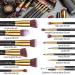 BS-MALL Premium Synthetic 14 Pcs Makeup Brush Set (F-Gold) - Foundation, Powder, Concealers, Eye Shadows - Buy Online on GoSupps.com