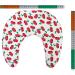 Cherry Stone Neck Pillow 30x33 - Heat Pad Cherry-White | Perfect Neck Support & Comfort - Buy Online on GoSupps.com