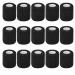 KISEER 15 Pack 2 Inch x 5 Yards Black Self Adhesive Bandage Breathable Cohesive Bandage Wrap Rolls Elastic Self-Adherent Tape for Stretch Athletic Sports Wrist Ankle