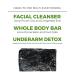 Rustic Maka Activated Charcoal + Clay Natural Soap Bar for Acne & Oil Control - Face & Body Detox - Buy Online on GoSupps.com