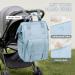 Large Waterproof Baby Diaper Backpack - Multifunctional A5 Blue Bag for Moms & Dads | Ideal for Travel - Buy Online on GoSupps.com