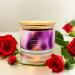 Soy Wax Candle 3-Wick 16 oz Long Burn Time Rose Patchouli & Amber Scent - Mood Candle