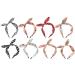 Qiabao Womens 5 Pack Assorted Bow Tie Hard Headband Hair Bands - Buy Online on GoSupps.com