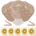 VLOOKUP 35 PCS Colostomy Bags,Ostomy Supplies,Two-Piece Drainable Pouches with Clamp Closure for Ileostomy Stoma Care, Cut-to-Fit(25pcs Bags+10pcs Barriers) Two-piece Ostomy Bag