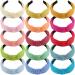 SIQUK 15 Pieces Top Knot Headband Cross Knot Headbands Wide Cloth Headband Top Knotted Headbands for Women Candy color
