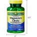 Spring Valley Magnesium Citrate | Citrato de Magnesio 100mg Capsules | Best Magnesium Supplement for Women | Magnesium Pill | 100 mg 100 Capsules - Set by Basket Goods - Buy Online on GoSupps.com