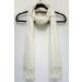 GFM Smooth Shiny Pashmina Style Scarf in Cream - L9 - Buy Online on GoSupps.com