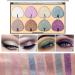 Eyeshadow Palette - 8 Colors Shimmer Eye Shadow Eye Shadow Powder Makeup Pallet Highly Pigmented Ultra Shimmer Fovolat M1 - Buy Online on GoSupps.com
