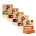 Dr. Squatch All Natural Bar Soap for Men 5 Bar Variety Pack - Alpine Sage Bay Rum Bourbon Eucalyptus and Goat's Milk