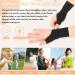 Large Black Nude Thumb Compression Arthritis Gloves with Gel Splint - Wrist Support Brace for Pain Relief (4 Pack) - Buy Online on GoSupps.com