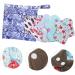 Healeved 5 Sets Washable Incontinence Napkins & Menstrual Pads for Women - Bamboo Fabric with Wings - Eco-Friendly Comfortable Protection - Buy Online on GoSupps.com