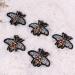 Supvox 10pcs Handmade Embroidered Bee Beaded Patch Appliques for DIY Apparel and Bags Decoration - Buy Online on GoSupps.com