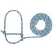 Weaver Leather Livestock Cattle Rope Halter Gray/Lavender/Mint