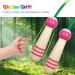 Qetlavee Adjustable Jump Rope for Kids - 2 Pieces 220cm Wooden Handles Perfect Gift for Boys & Girls Ages 6-10 - Blue & Pink - Buy Online on GoSupps.com