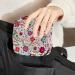 Menstrual Bag Zipper - Floral Ladies Napkin & Tampon Pouch for Women & Girls | Stylish & Practical - Buy Online on GoSupps.com