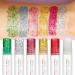  Chaies Glitter Stick for Body | 6 Colors of Shimmering Gel Paint - Glitter for Hair | For Concerts Parties Clubbing Halloween Carnival Christmas and Themes - Buy Online on GoSupps.com