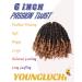 Passion Twist Crochet Hair - 7 Packs Ombre Blonde Short Pre-twisted Hair Extensions - Buy Online on GoSupps.com