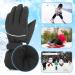 Seyufn Kids Winter Ski Gloves | Warm Waterproof Fleece Gloves for Girls 4-14 Years | Black M (7-10 Years) - Buy Online on GoSupps.com