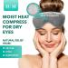 Microwave Activated Warm Eye Compress for Dry Eyes, Blepharitis & Stye Treatment - Reusable Gel Mask for Puffy Eyes, Dark Circles & Hangovers - Buy Online on GoSupps.com