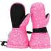 JAN & JUL Mittens for Baby Toddler Kids Gloves - Watermelon Pink Star - 2-4Y