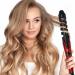 Spiral Screw Rod Electric Curling Iron - Constant Temperature Hair Care - Red Ceramic Glaze - 31.5x3.5cm - Buy Online on GoSupps.com