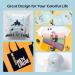 A-SUB Inkjet Dark Fabric Transfer Paper 20 Sheets 8.5x11 - DIY Custom T-Shirts, Totes, Bags - Buy Online on GoSupps.com