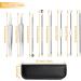 CiciIng Blackhead Remover Tool 9-in-1 Stainless Steel Pimple Extractor Set with Non-slip Handle Includes Pimple Patch for All Skin Types Silver - Buy Online on GoSupps.com
