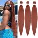 YDDM PRE Stretched Braiding Hair Extensions 26 inch 3packs Extensions 350 Kunsthaar Braids Hair extension Art hair for braid Extension for Braid Ginger Braids red hair (26 inches 350#) 66cm-26 inches (3 Pack) 350#