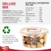 Tropgo Deluxe Mix 180gr - Mixed Nuts and Dried Fruits in a Resealable and Recyclable Nut Tub - Contains Fibre Protein and Essential Minerals - Wholesome Trail Mix - Healthy Snacks for All Ages - Buy Online on GoSupps.com