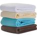 EARTHLITE Flannel Massage Table Sheet Set - Commercial Grade, Soft, Double-Napped 3-Piece Set - Natural - Buy Online on GoSupps.com