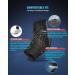 Fit Geno Ankle Stabilizer Brace for Sprained Ankles | Adjustable Breathable Support for Men & Women - Right Medium/Large Black - Buy Online on GoSupps.com