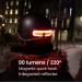 Powerful Overade Lum Front & Rear Bicycle Lighting - 8 Modes Brake Light Function | Scooters & Helmets - Buy Online on GoSupps.com