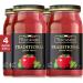 Tuscanini Traditional Italian Pizza Sauce Vine Ripened Non GMO Product of Italy Kosher - 24.3 Oz. - 4 Pack 