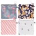 Healvian 4 PCS Sanitary Napkin Bags Menstrual Pad Storage Bag Zipper Tampon Storage Pouch pad Bag Tampons Collect Bag for Women Girls