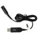 vhbw charging cable compatible with Braun BT 7220 BT 5360 BT 5960 BT 7240 BT 7 BT 7020 BT 7040 shaver - power cable 120 cm