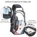 Clear PVC Sling Bag: Stadium Approved Crossbody Backpack in Black - Buy Online on GoSupps.com