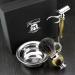 Premium HARYALI LONDON Men's Shaving Set - Simulated Horn & Nickel | Safety Razor & Synthetic Brush | Perfect for Grooming - Buy Online on GoSupps.com