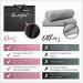 Ultra-Fine Microfiber Hair Towel Wrap & Detangling Brush Set - Anti-Frizz Turban for Curly Hair - Quick Drying & Travel-Friendly - Black - Buy Online on GoSupps.com
