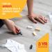 Amtech G4210 Laminate Floor & Furniture Repair Kit | 11 Colored Wax Blocks Melting Tool & Batteries | International Shipping - Buy Online on GoSupps.com