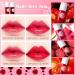 ZARICS 4 Colors Lip Tint Stain Set - Korean Lip Gloss & Multi-Use Lip and Cheek Tint | Long-Lasting Waterproof High Pigment Makeup - Buy Online on GoSupps.com
