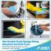 AIDEA-Brite Non-Scratch Scrub Sponge - 12 Count Pack for Dishes & Cleaning - Gentle on Surfaces, Tough on Grime - Blue Cleaning Sponges for Everyday Use - Buy Online on GoSupps.com